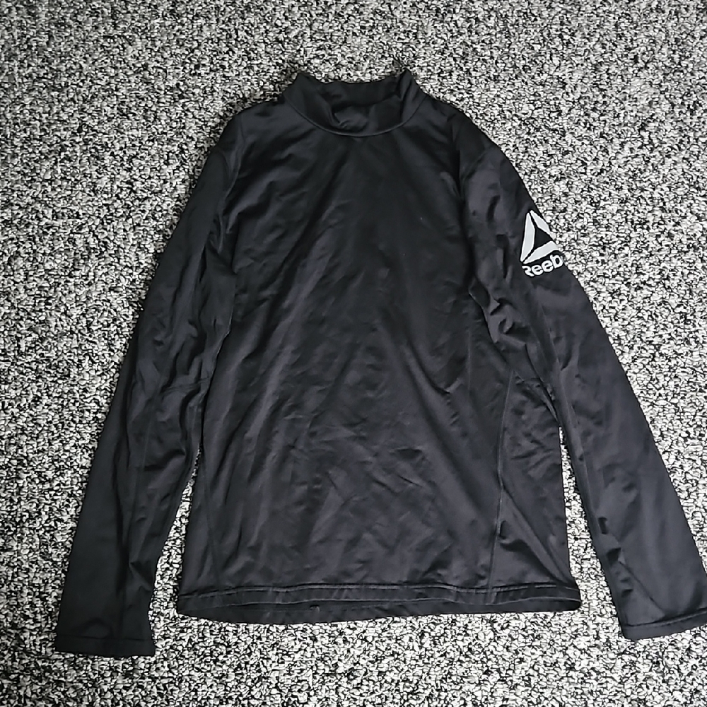 Reebok Men's Black compression Shirt